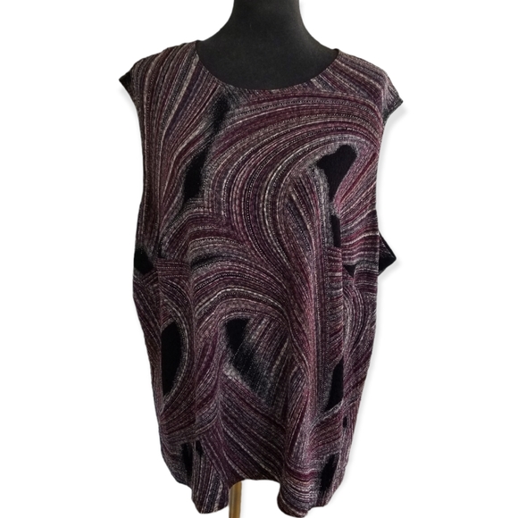 Laura Ashley Woman plus size 2 piece work wear shell and jacket/topper combo 1X - Picture 6 of 11